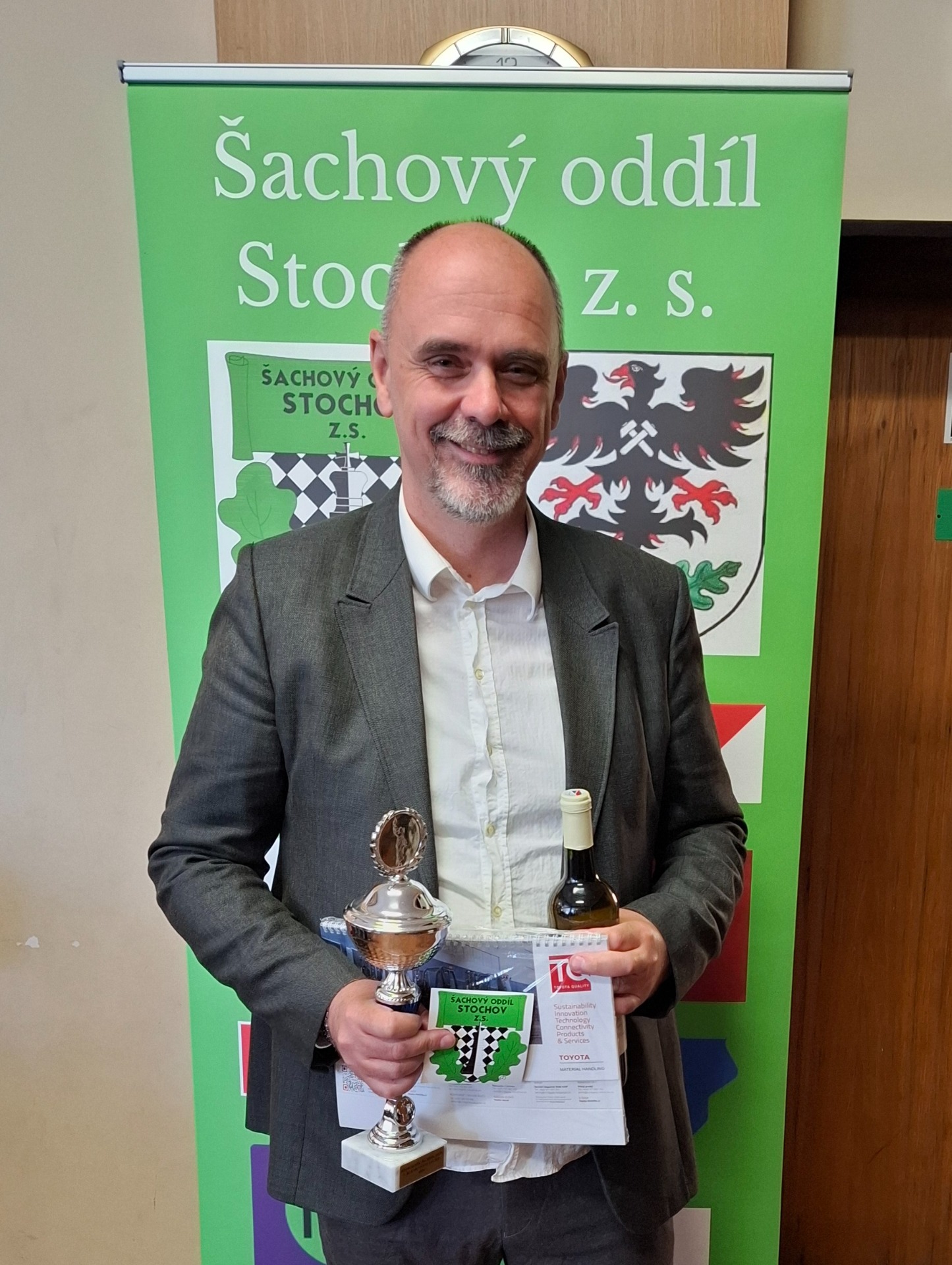 Přeborník oddílu v bleskovém šachu 2026 Pavel Padevět.